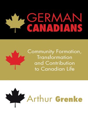 cover image of German Canadians
